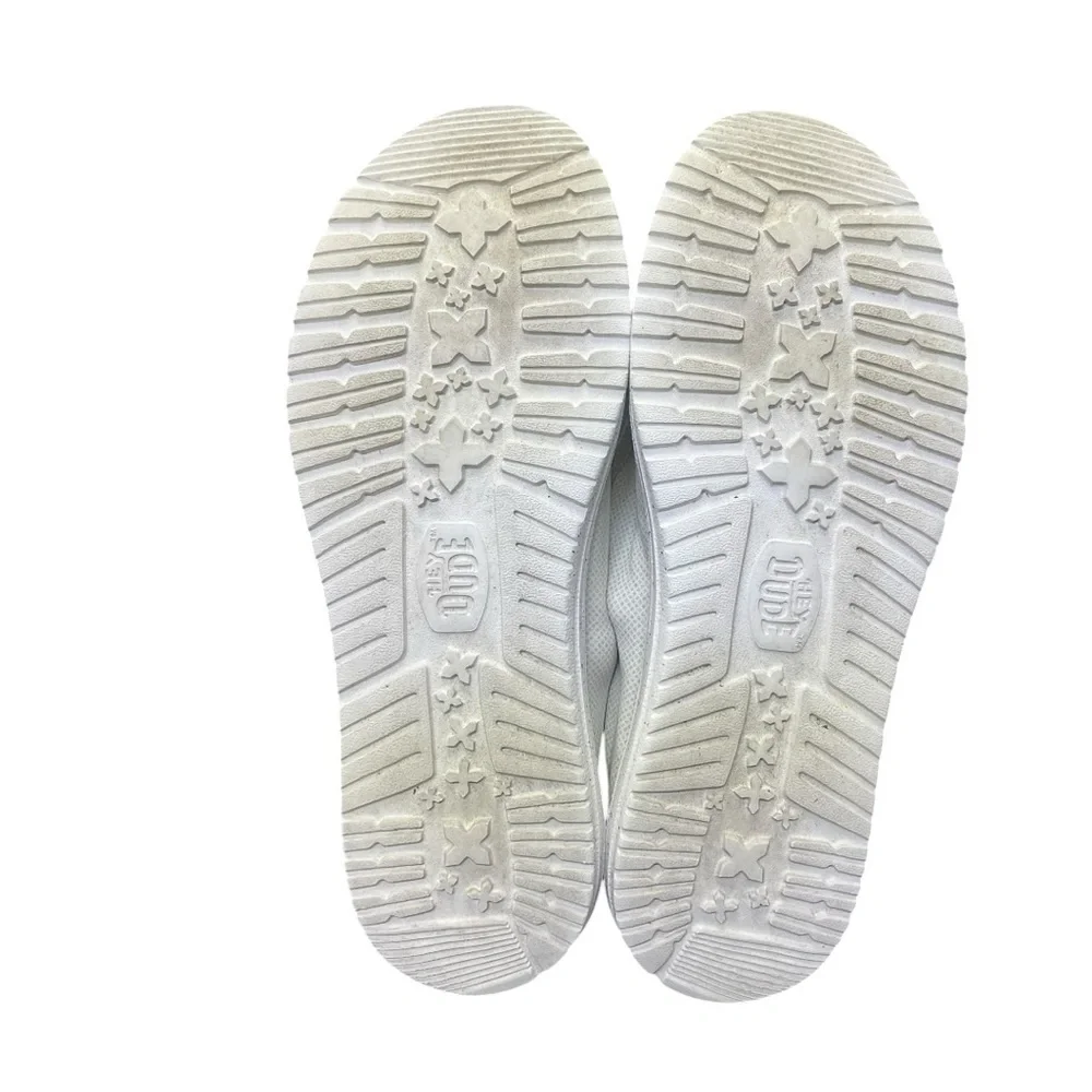 ⚡️ Hey Dude Wally Hybrid White Nylon Slip-On Shoes |‎ Men’s 13